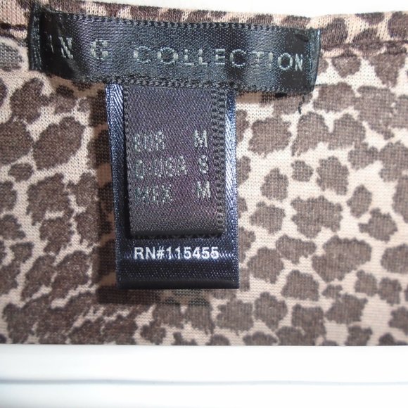 3/$20 MNG Collection leopard print sleeveless top - Picture 2 of 8